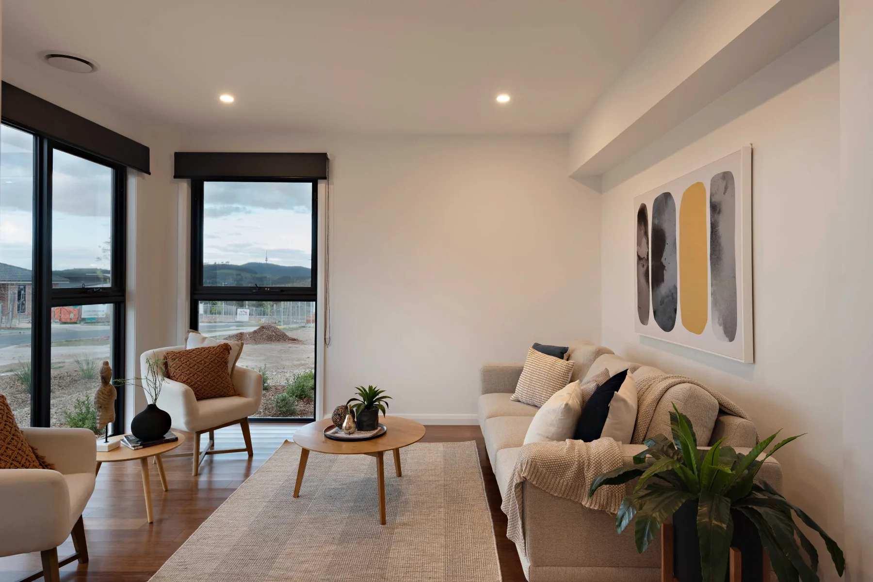 Trask Street Coombs open plan living room
